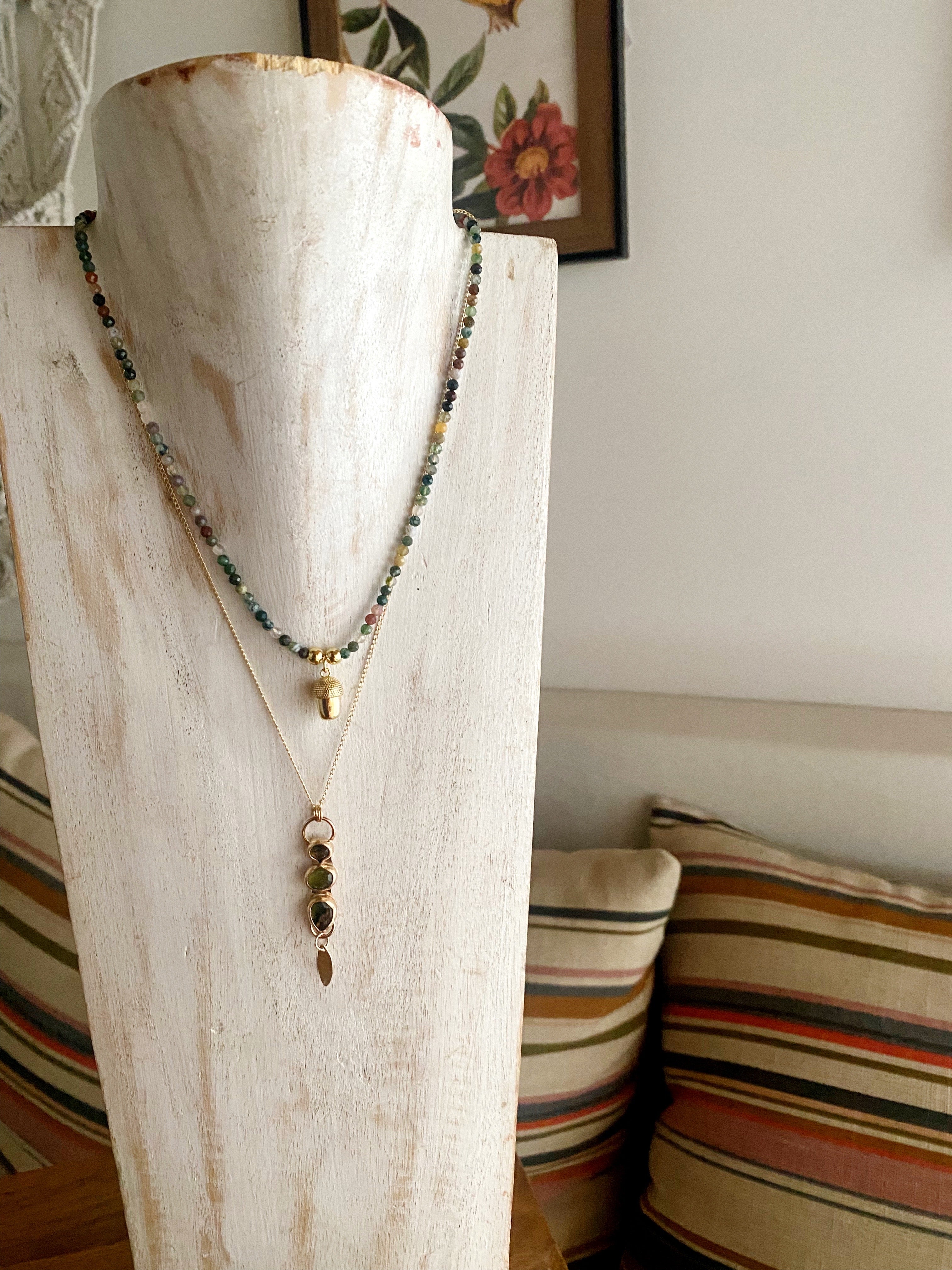 Grüne Leichtigkeit Choker