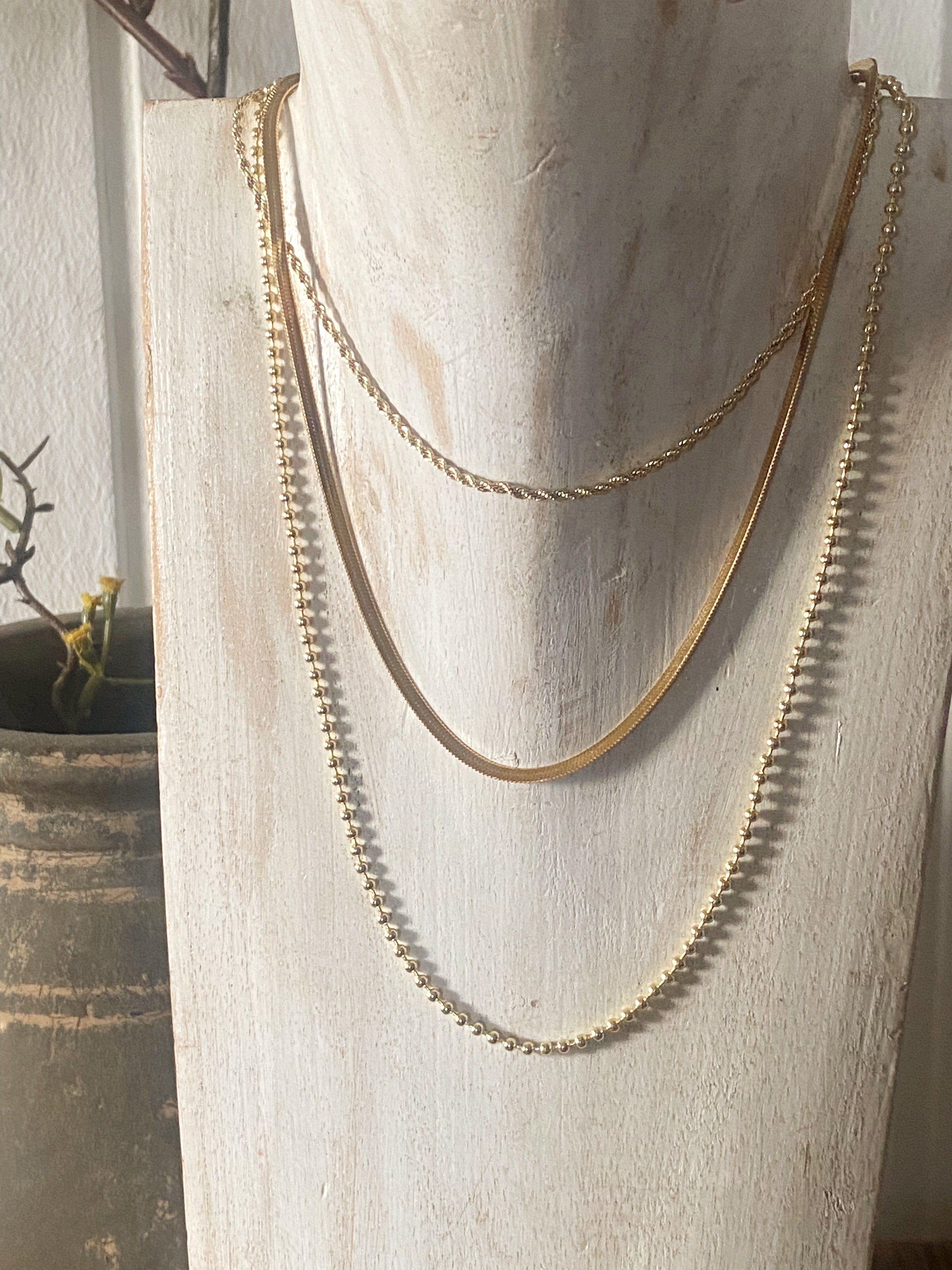 Dicke Schlangen Layer Kette