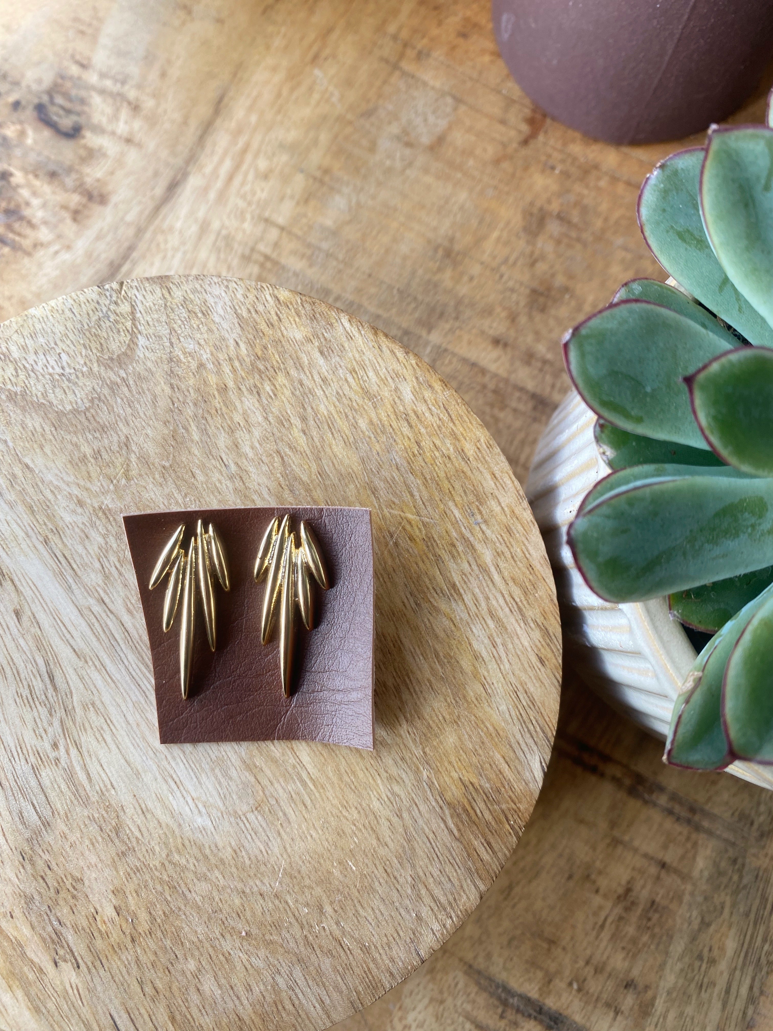 Golden Layer Ohrstecker