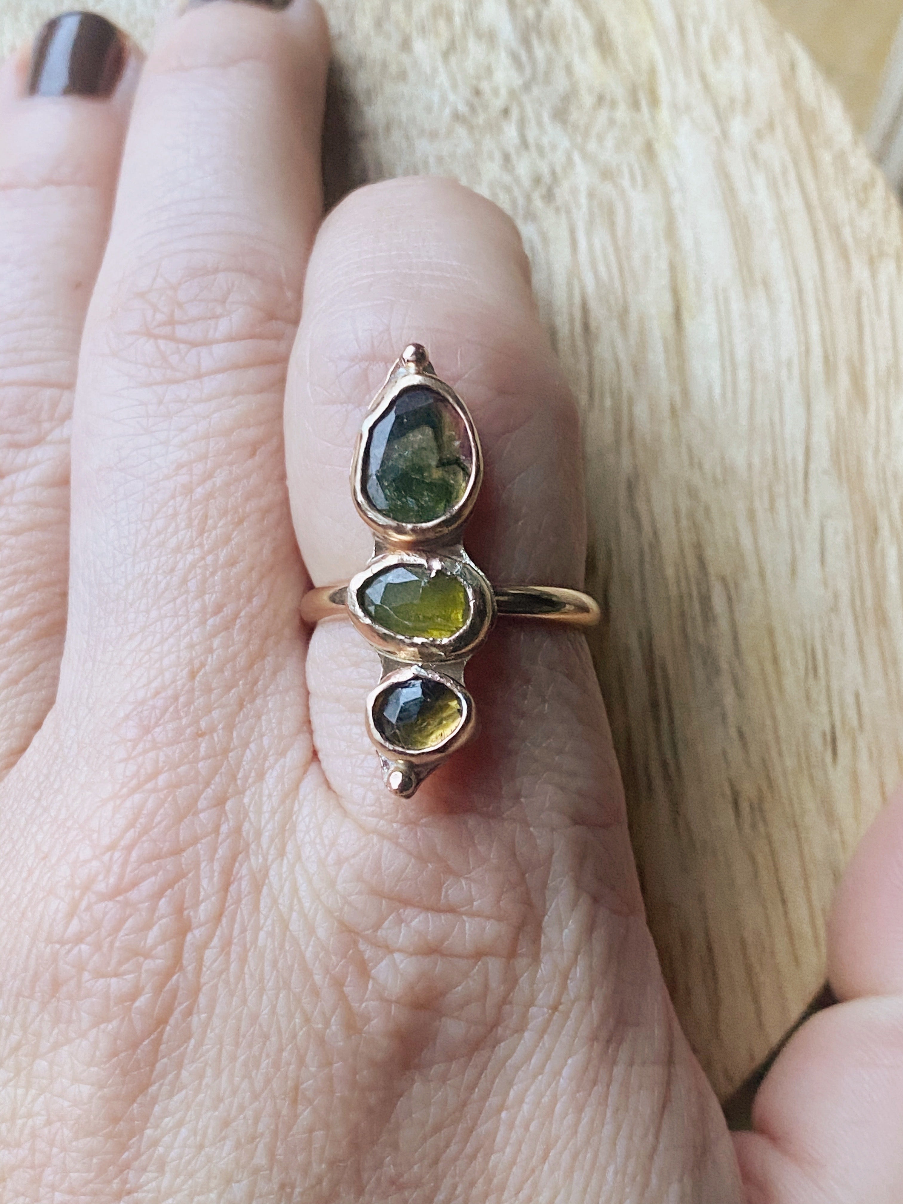 Grüne Leichtigkeit Ring