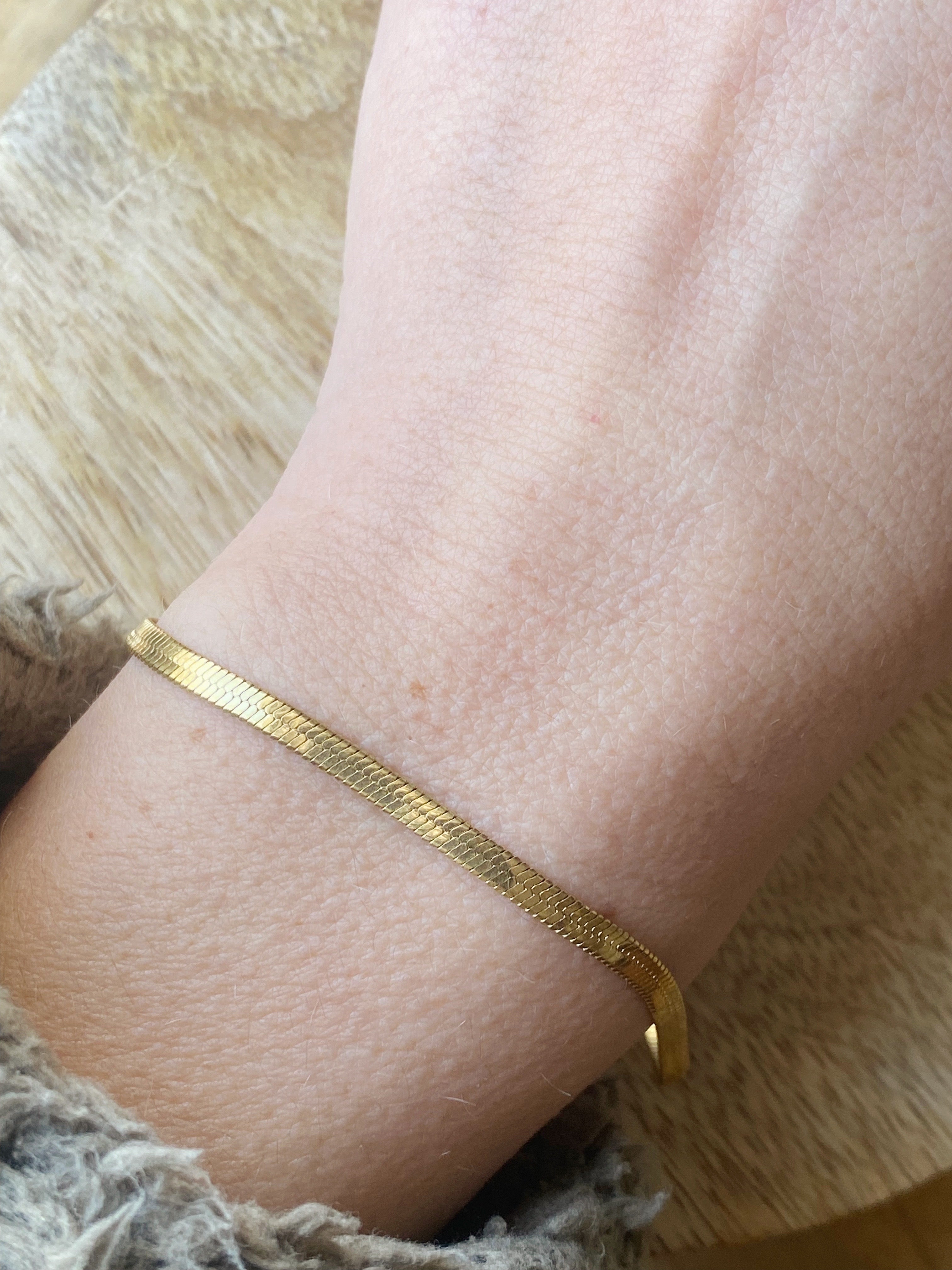 Golden Schlangen Armband