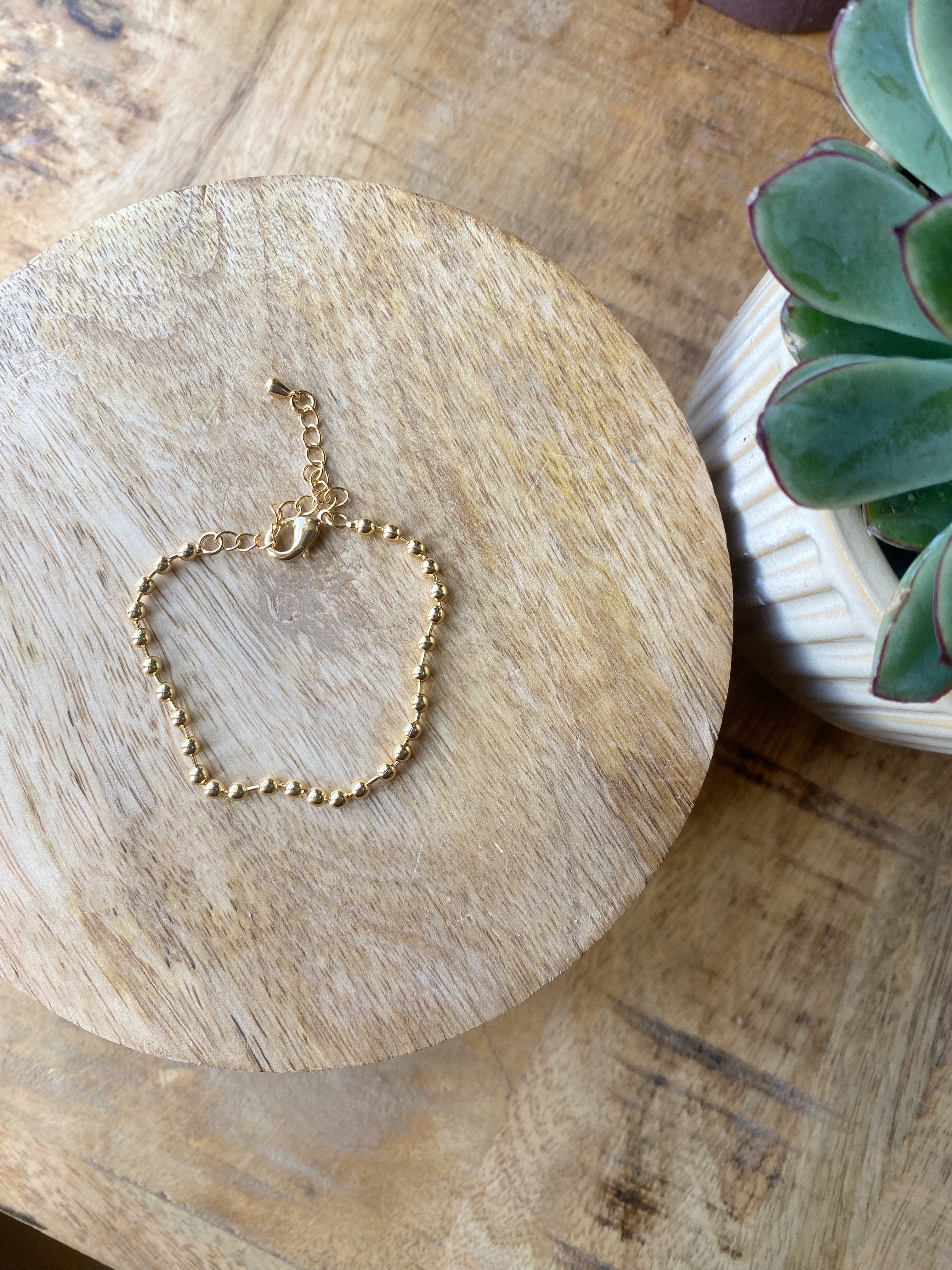 Golden Kugel Armband