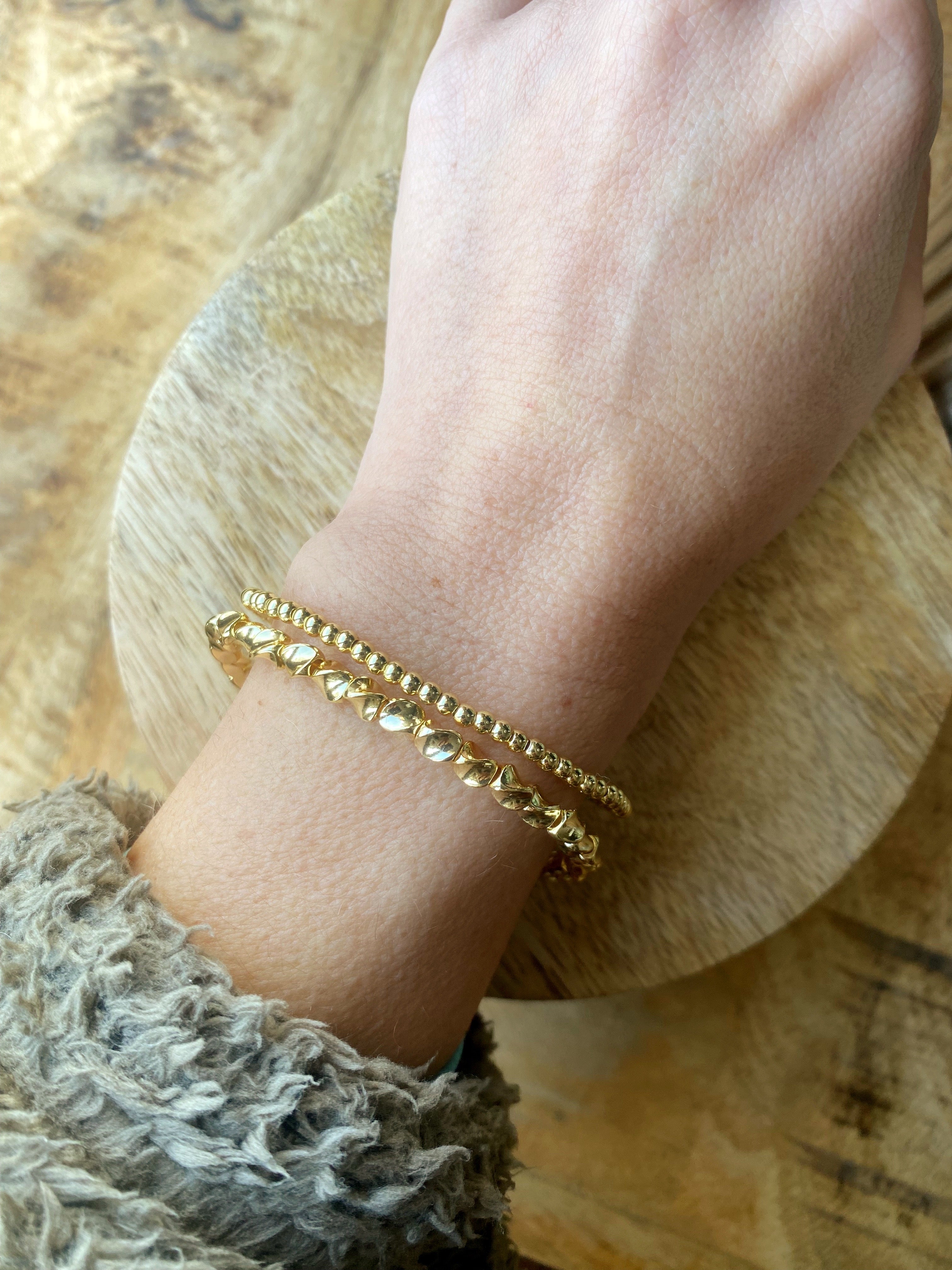 Golden Nuggets Armband