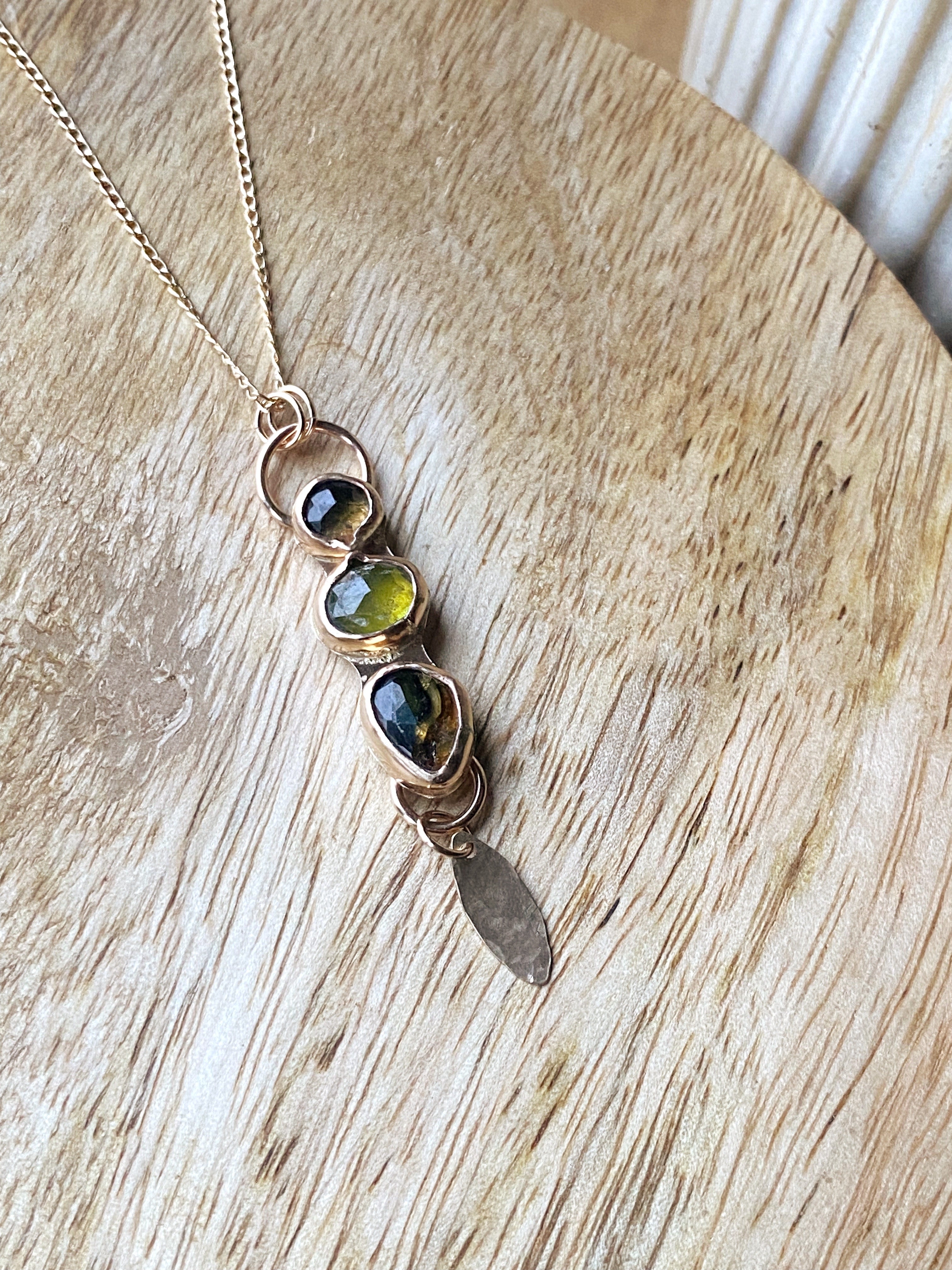 Grüne Leichtigkeit Kette