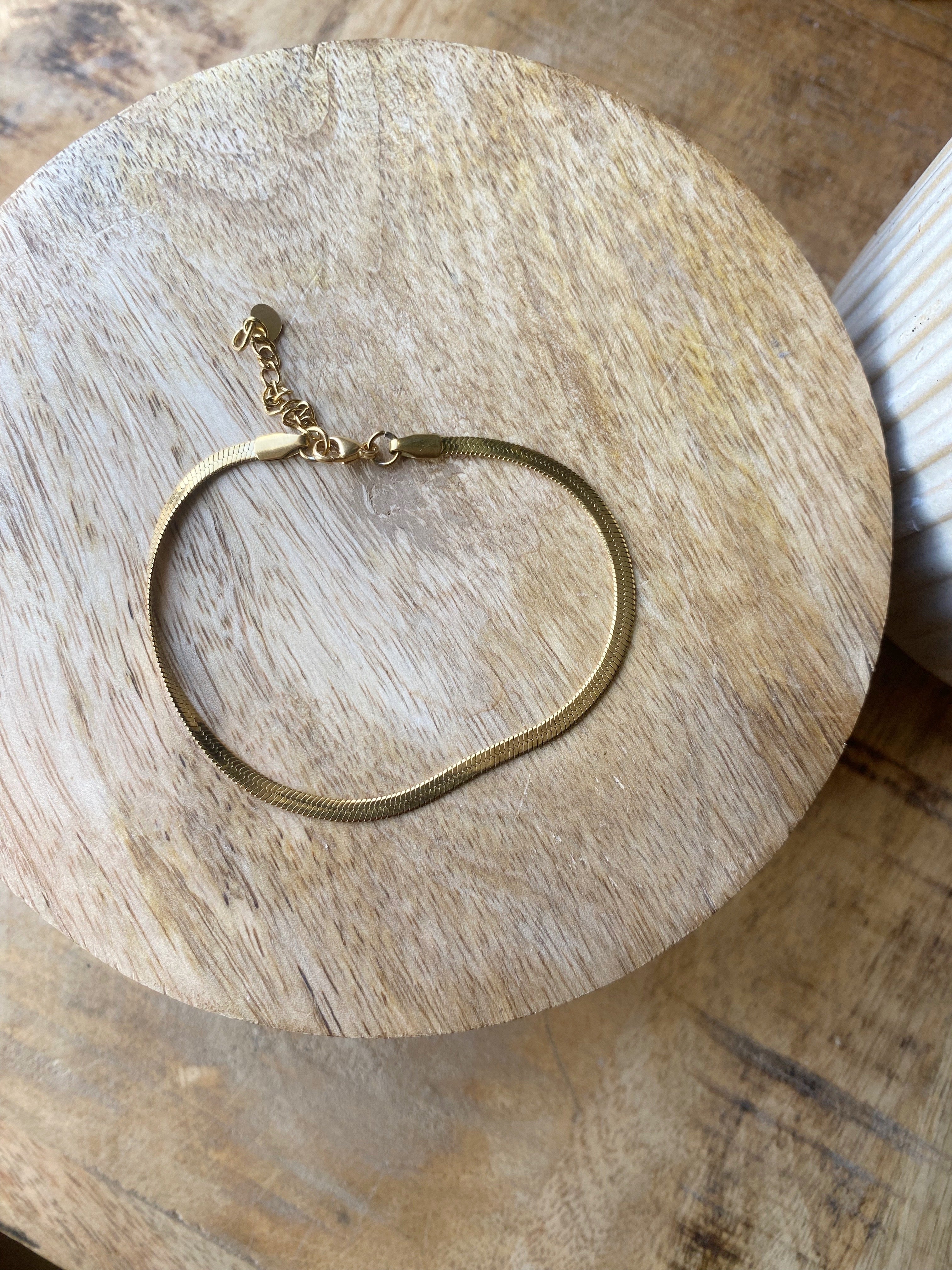 Golden Schlangen Armband