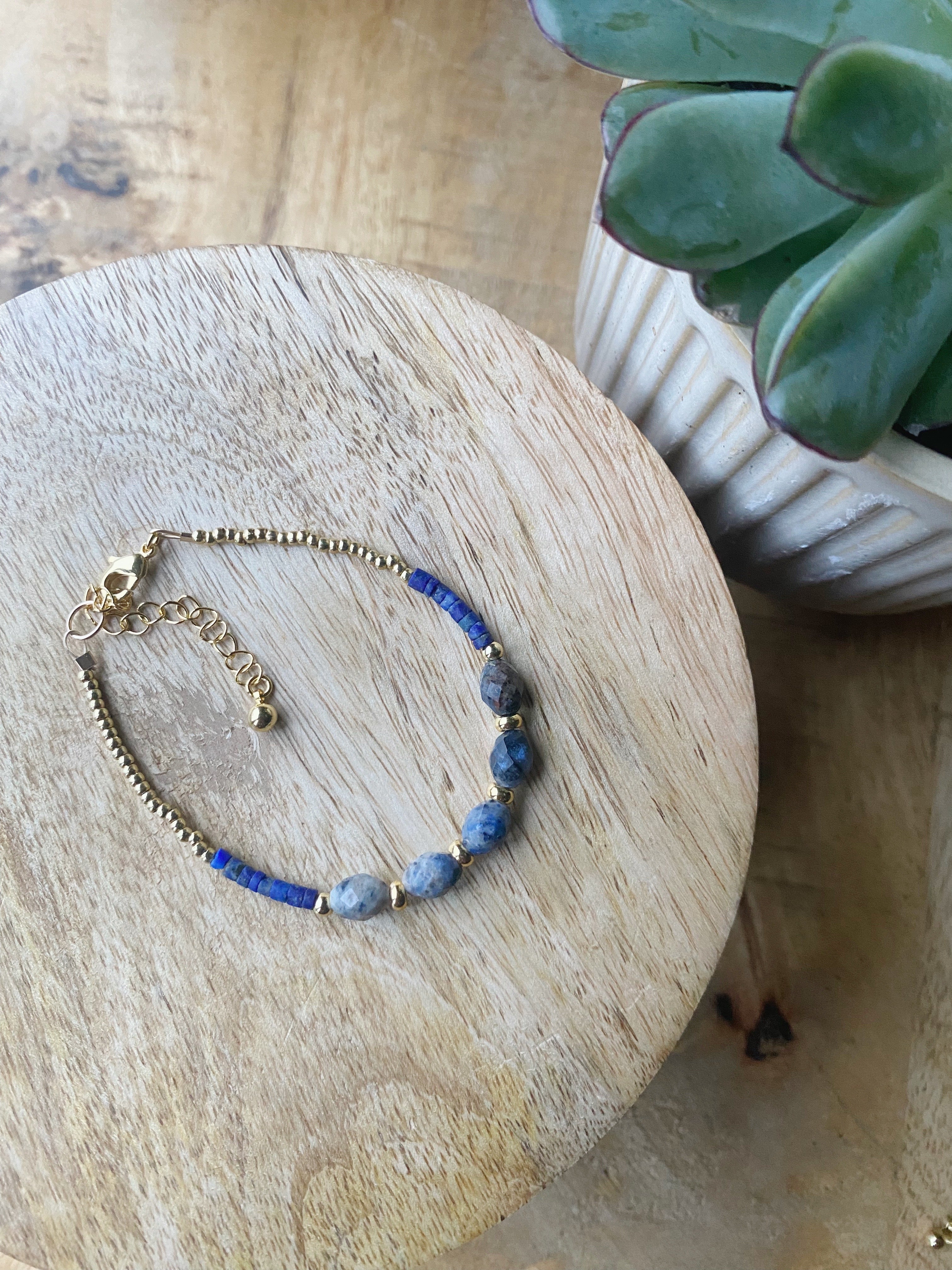 Blaues Gleichgewicht Armband