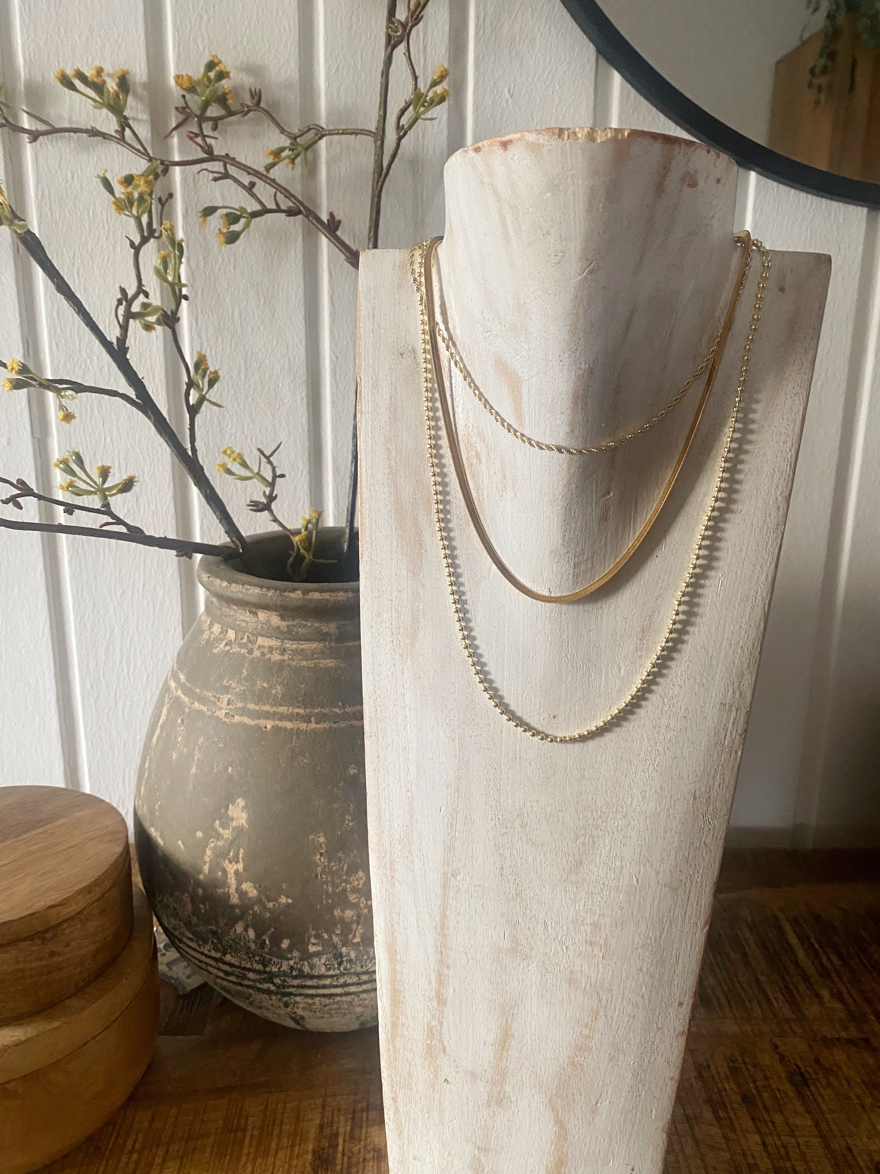 Dicke Schlangen Layer Kette