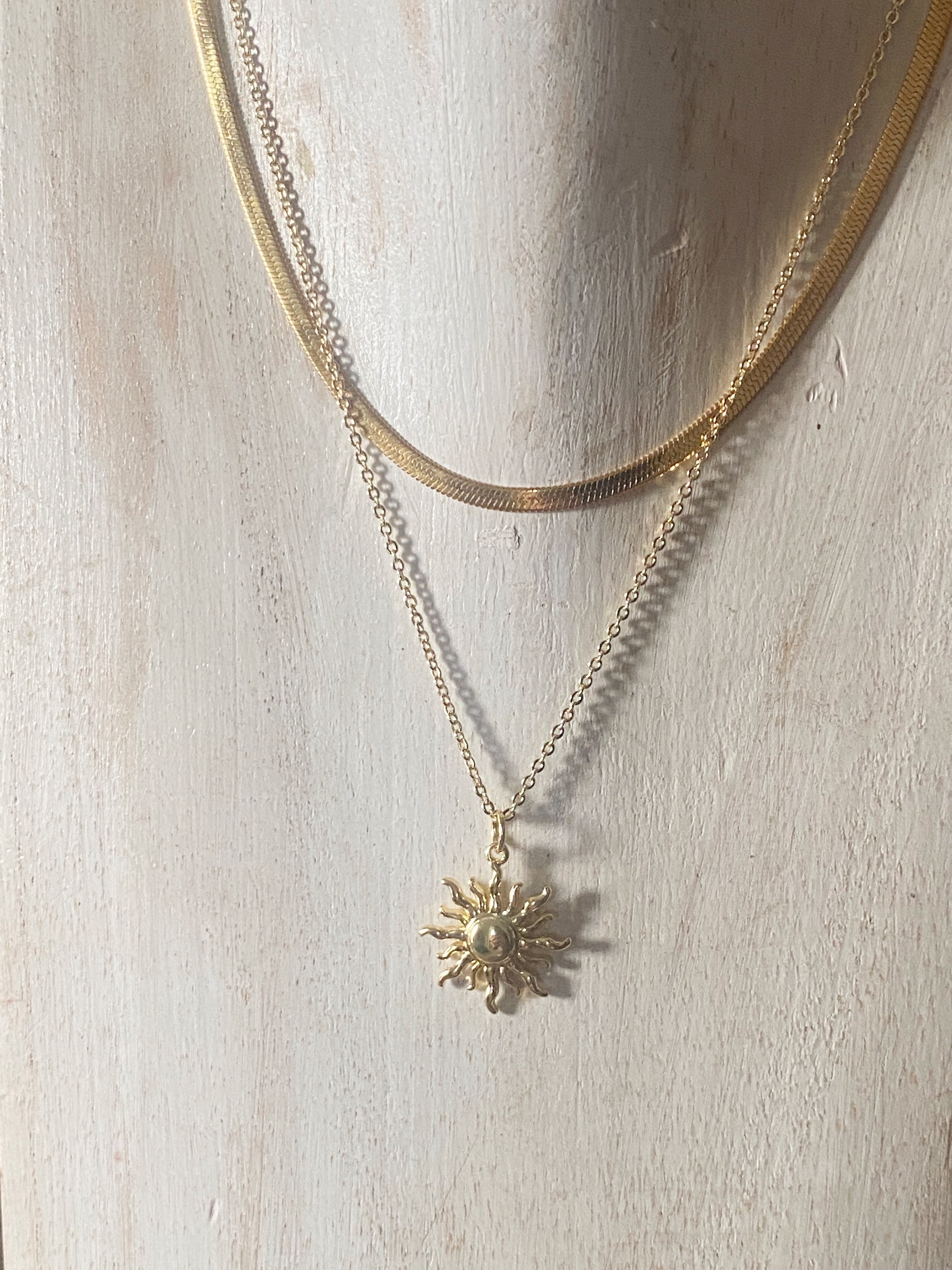 Breite Schlangen Layer Kette