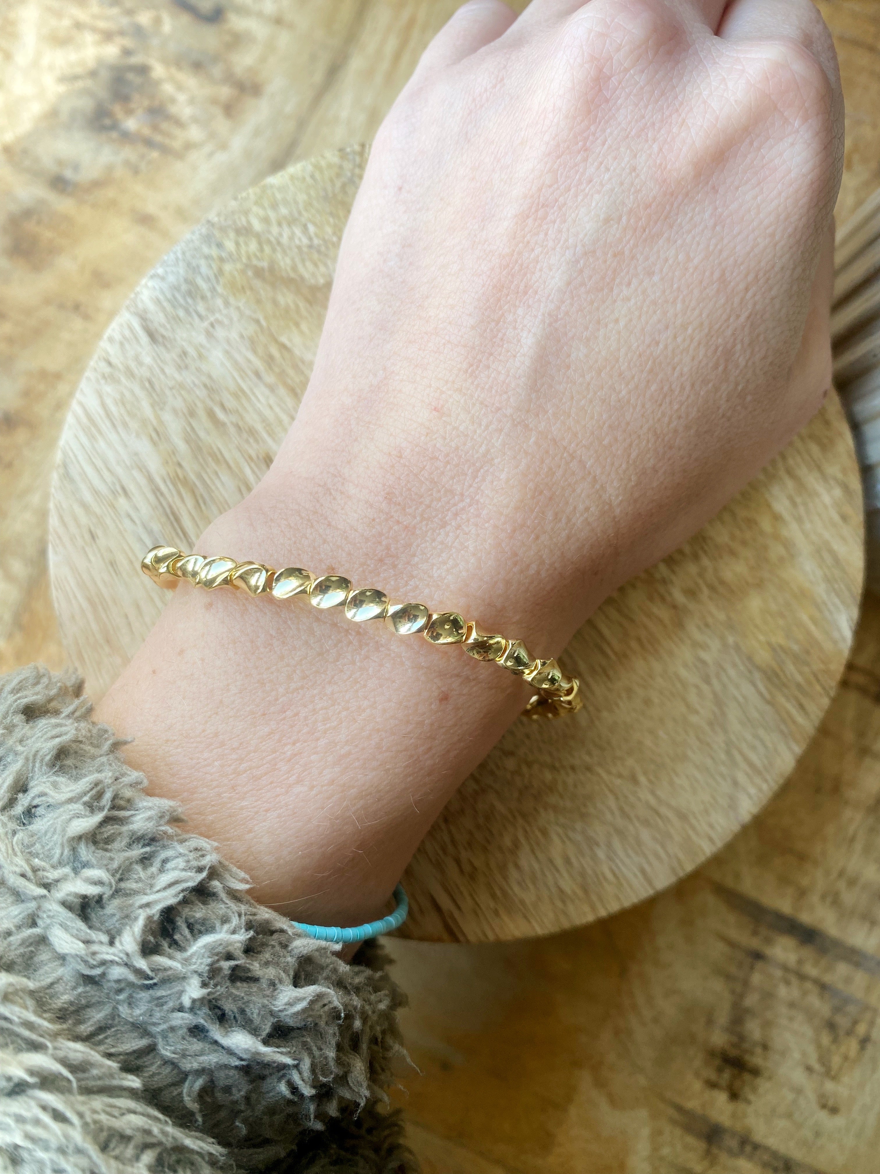 Golden Nuggets Armband
